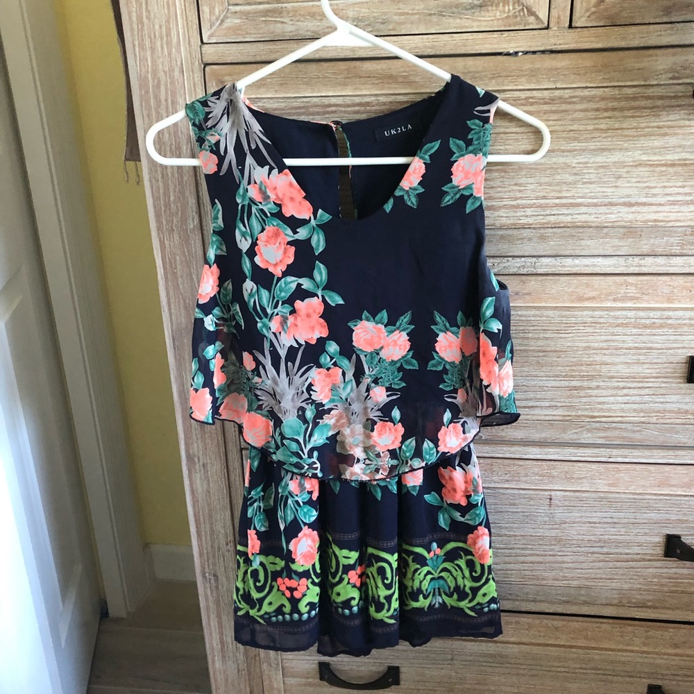 UK2LA Flowered Romper